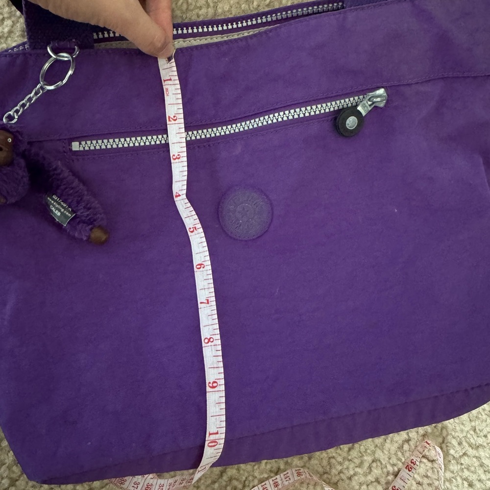 Kipling Purple Women's Tote Bag - Picture 3 of 4